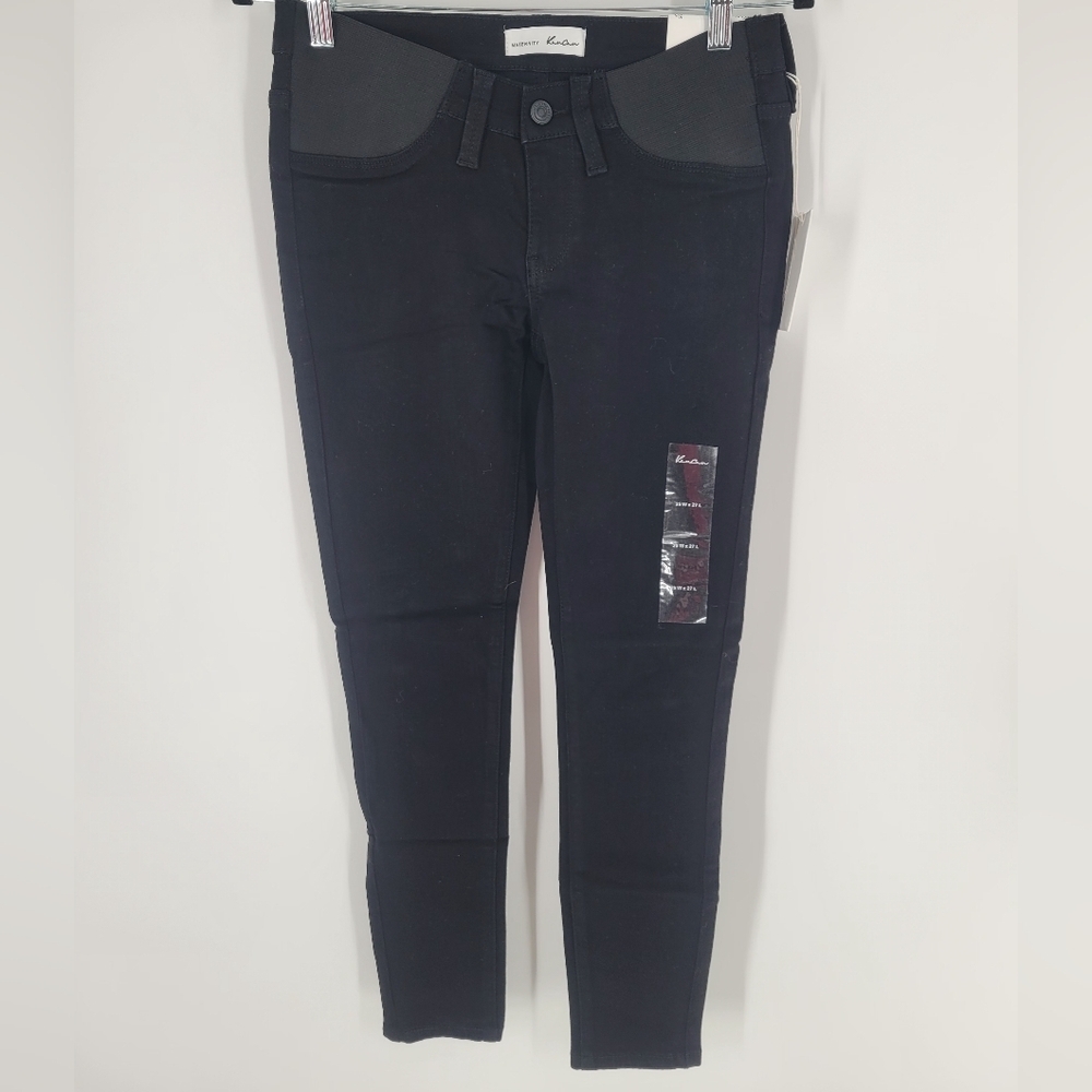 KanCan Winnie Maternity Skinny Black Jeans Size XS  New